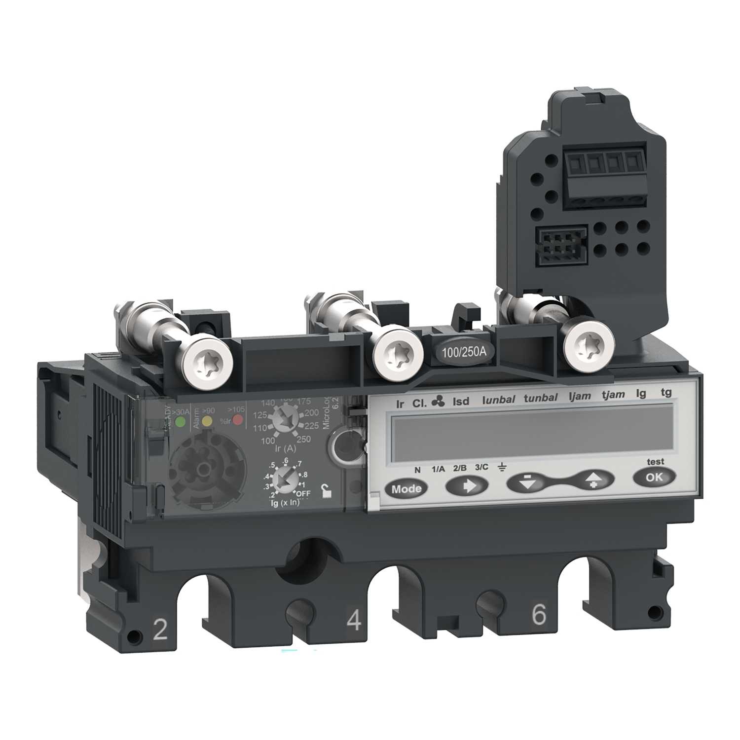 Schneider Electric - Elektronisk vern for ComPacT NSX effektbryter-Micrologic 6.2 E 3P 100A