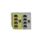 Schneider Electric - MTN689702 KNX Bussklemme gul/hvit (Pakke