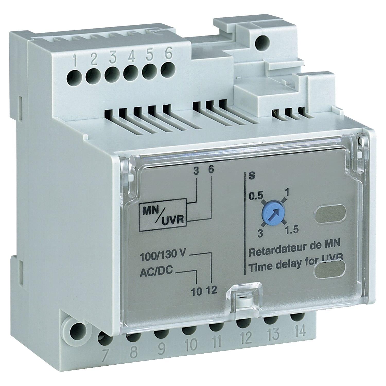 Schneider Electric - Justerbar Tidsforsinkelse nullspenningsspole MNR 380/480VAC/DC Masterpact MTZ