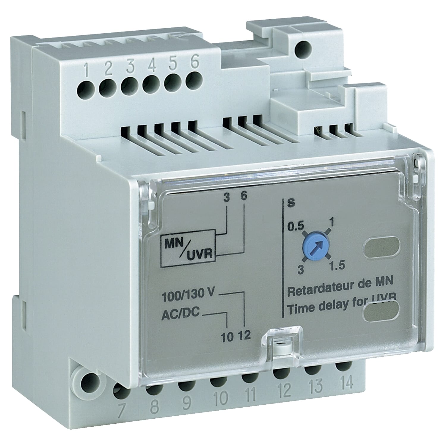 Schneider Electric - Justerbar Tidsforsinkelse nullspenningsspole MNR 48/60VAC/DC Masterpact MTZ