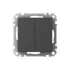 Schneider Electric - Exxact KNX vippestykke 2 knapper antrasitt
