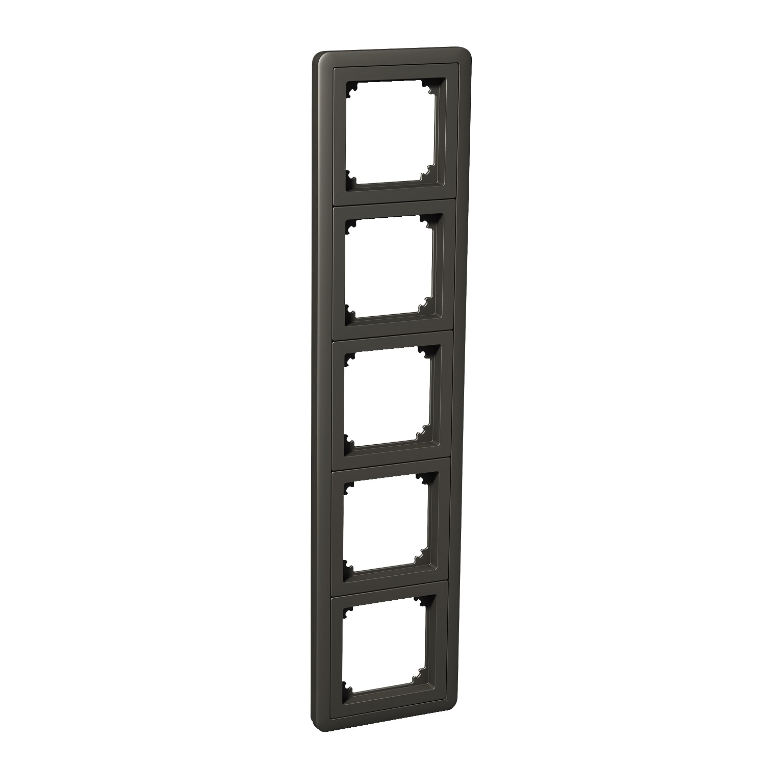 Schneider Electric - Exxact 5-hulls kombiramme 70x70 mm adaptere, antrasitt