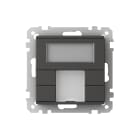 Schneider Electric - Exxact KNX trykknapp 2 knapper multi temperaturkontroller antrasitt