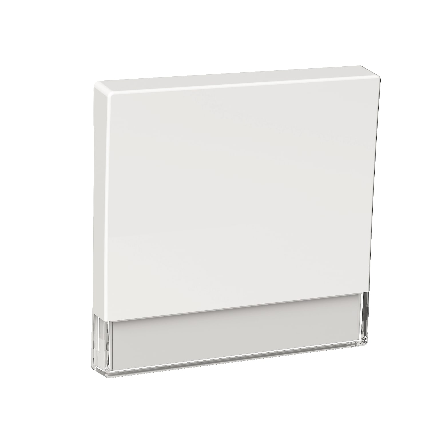 Schneider Electric - Exxact vippe med merkefelt hvit