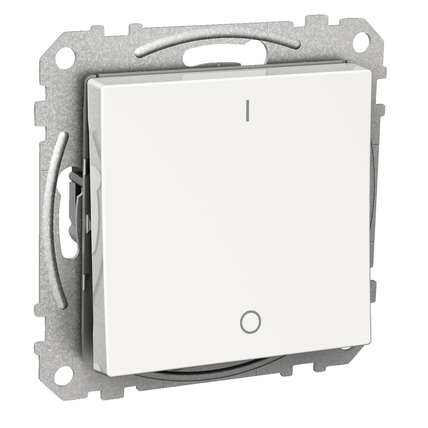 Schneider Electric - Exxact bryter 2-pol skruklemme hvit