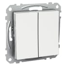 Schneider Electric - Exxact bryter 5 kronevender skruklemme hvit