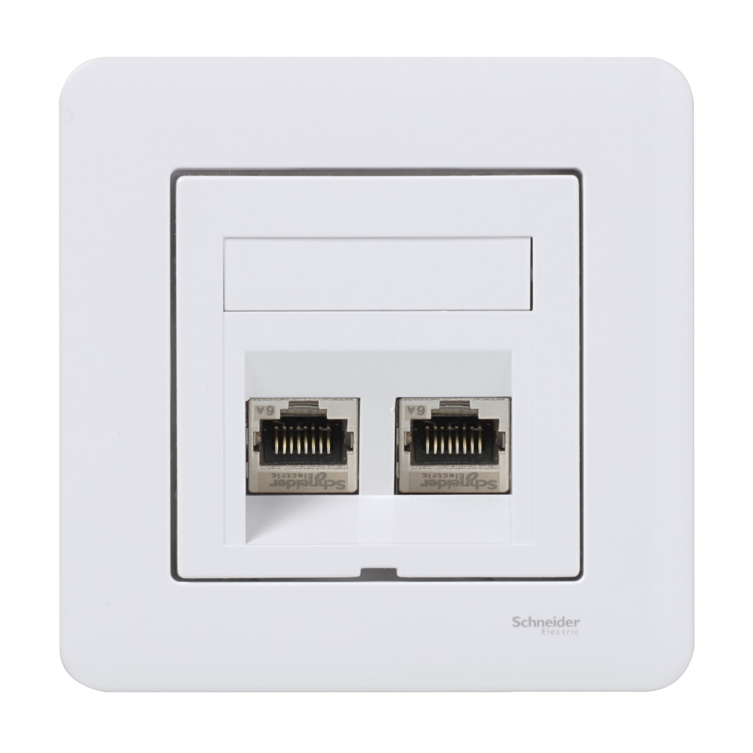 Schneider Electric - Exxact 2xKat 6A STP m/ram skrå