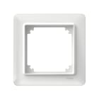 Schneider Electric - Exxact Basic - 1-hulls ramme - Hvit - Dekkramme