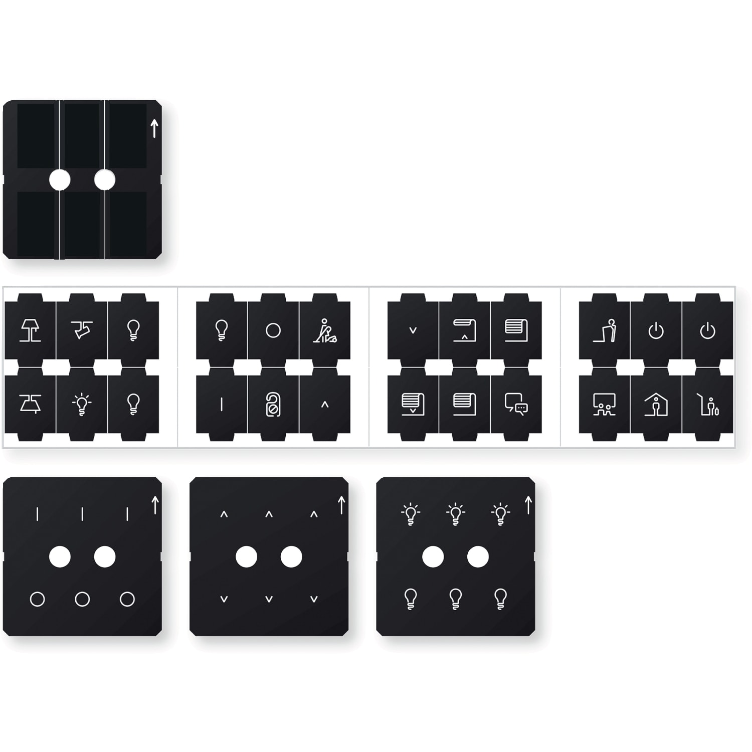 Schneider Electric - KNX reservedel icon foil SysM
