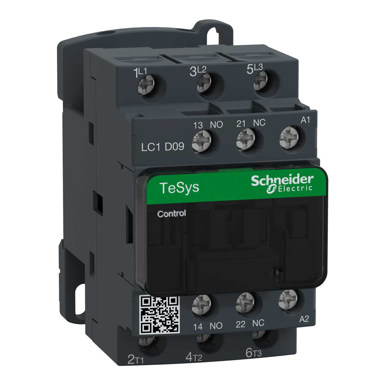 Schneider Electric - KONTAKTOR 9A 1SL+1BR LC1D09V7  SPOLE 400V 50/60HZ TESYS