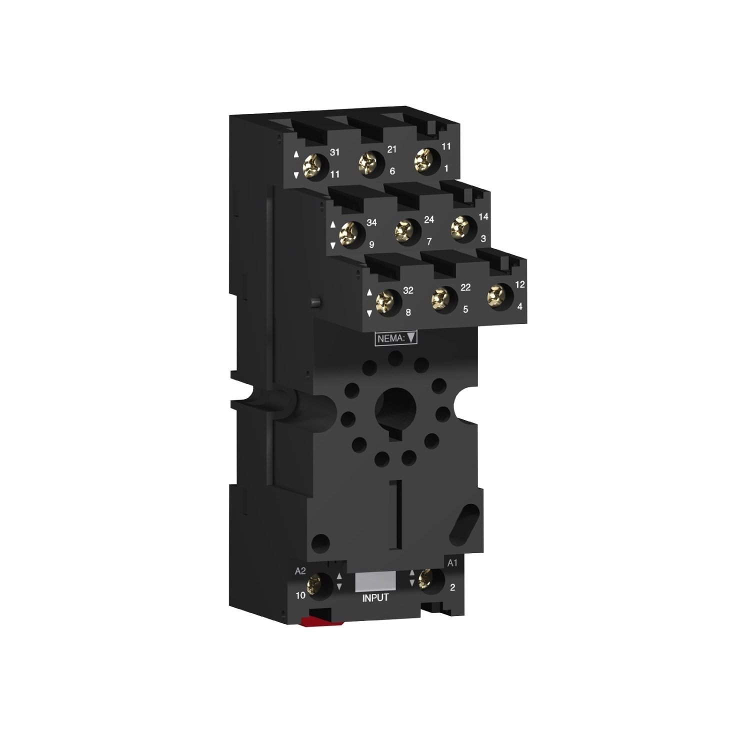 Schneider Electric - Sokkel rundtst m/sep. term. 3C