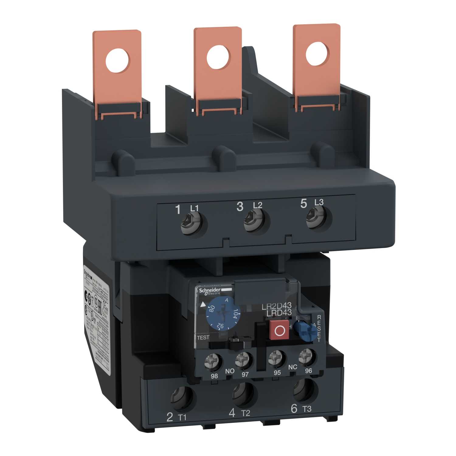 Schneider Electric - LRD4365 Termisk relé 80-104A