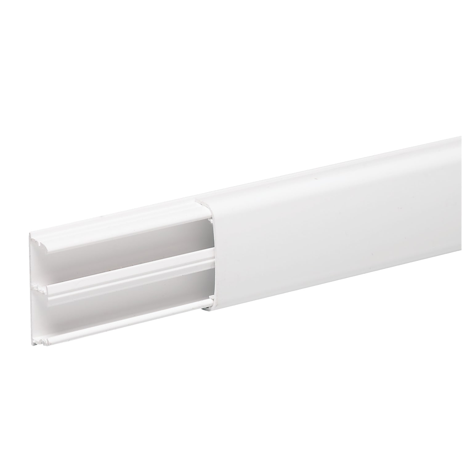 Schneider Electric - OptiLine Minikanal 12x30mm, 2 Rom, PVC, Renhvit, Tape