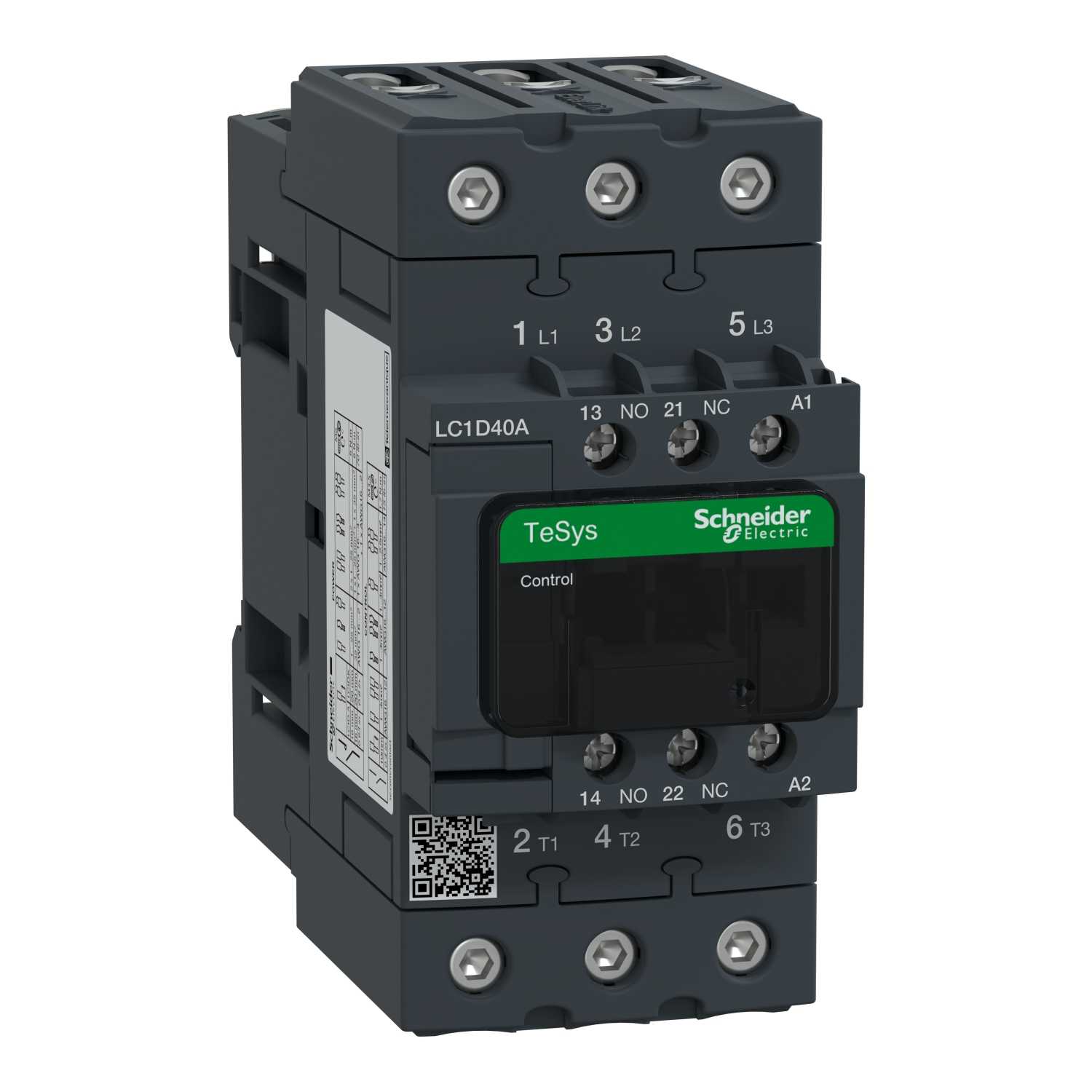 Schneider Electric - LC1D40AB7 Kontaktor 40AC3 Elink 24VAC
