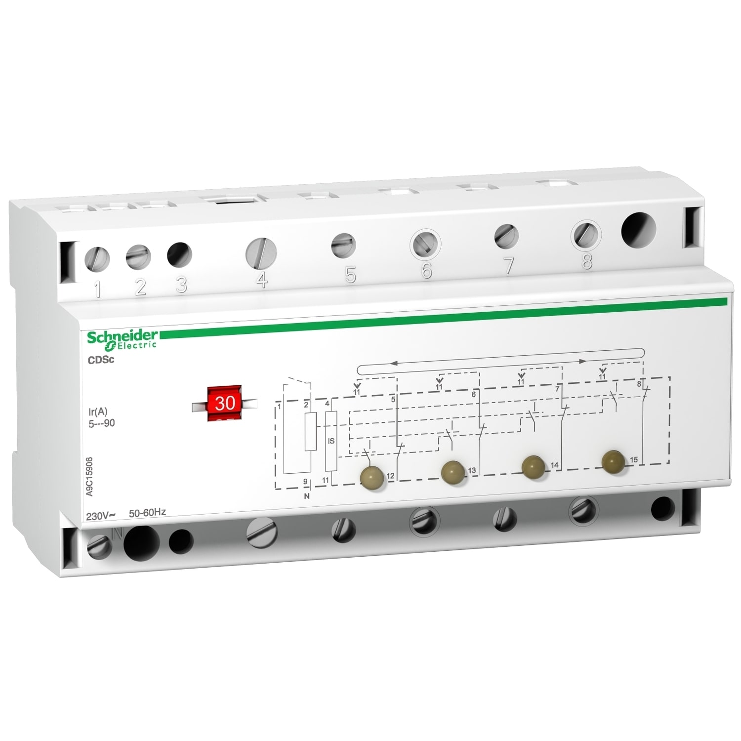 Schneider Electric - CDSc 4 kanal maks,vokter