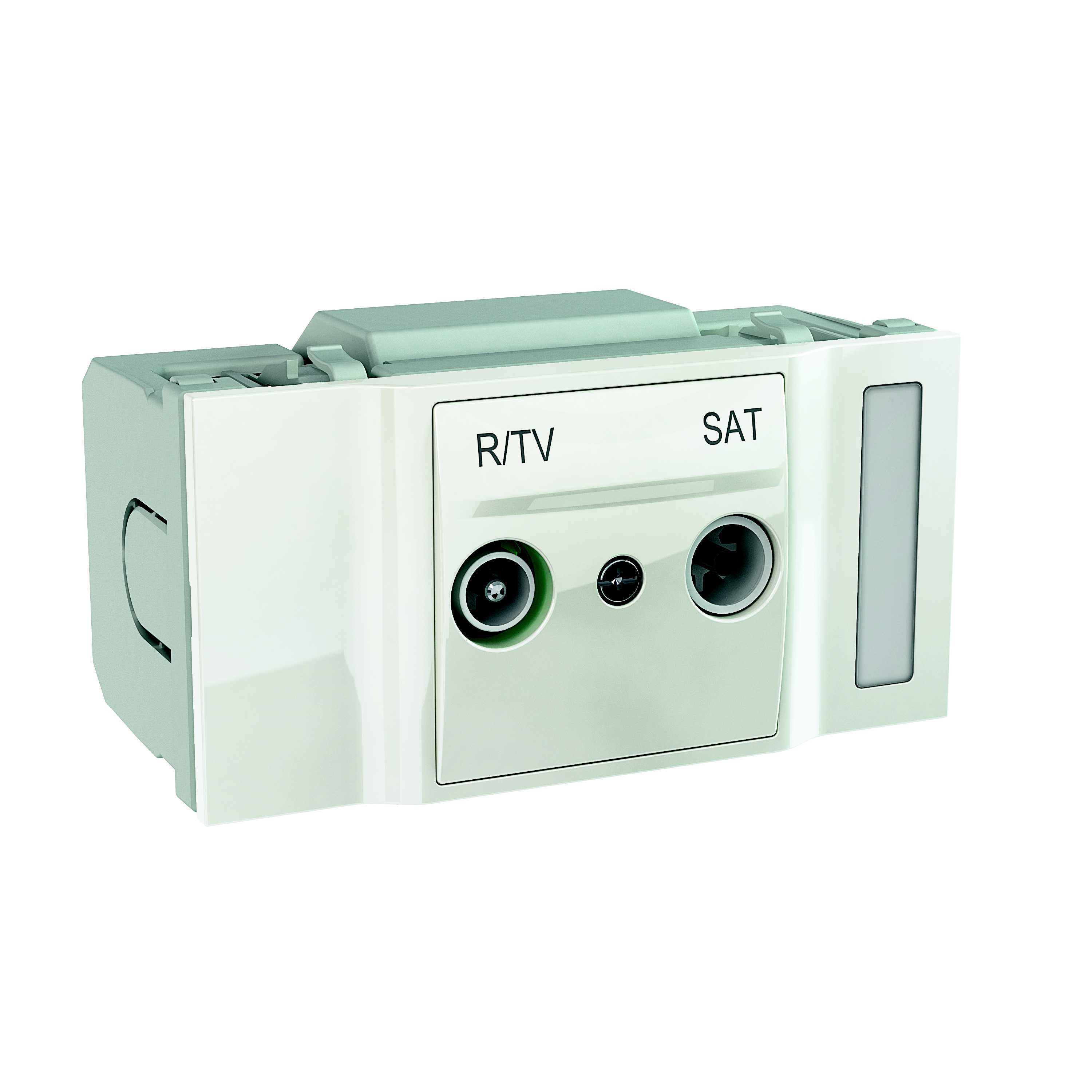 Schneider Electric - OL50 TV/SAT sokkel hvit