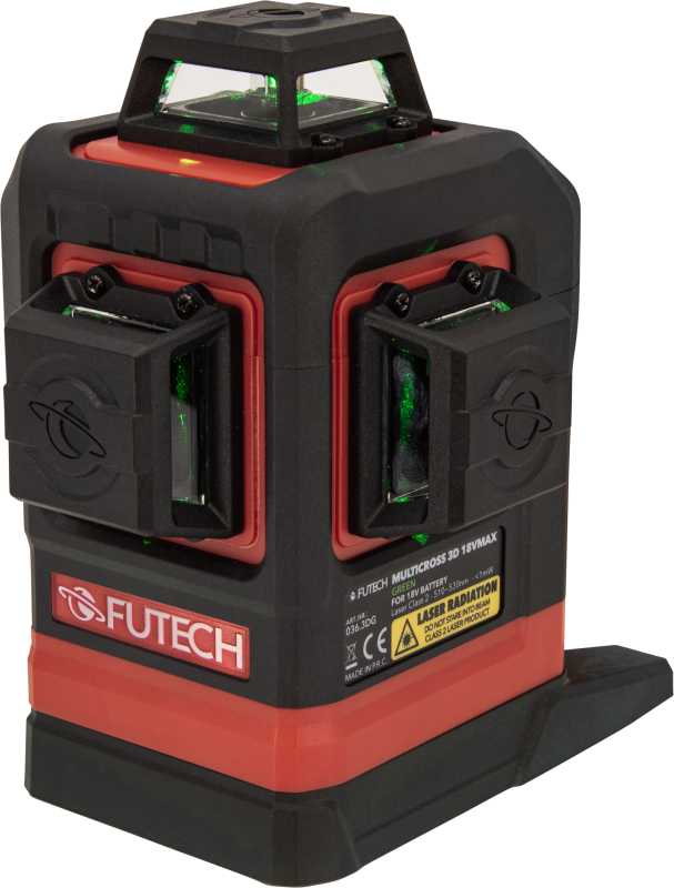 VIX - FUTECH LASER MULTICROSS MC3D 18V MAX GRØNN LASER
