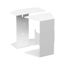 Schneider Electric - 120C Innerhjørn flex stål hvit