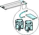 Schneider Electric - 8585 Reservedel for hengslet frontplater