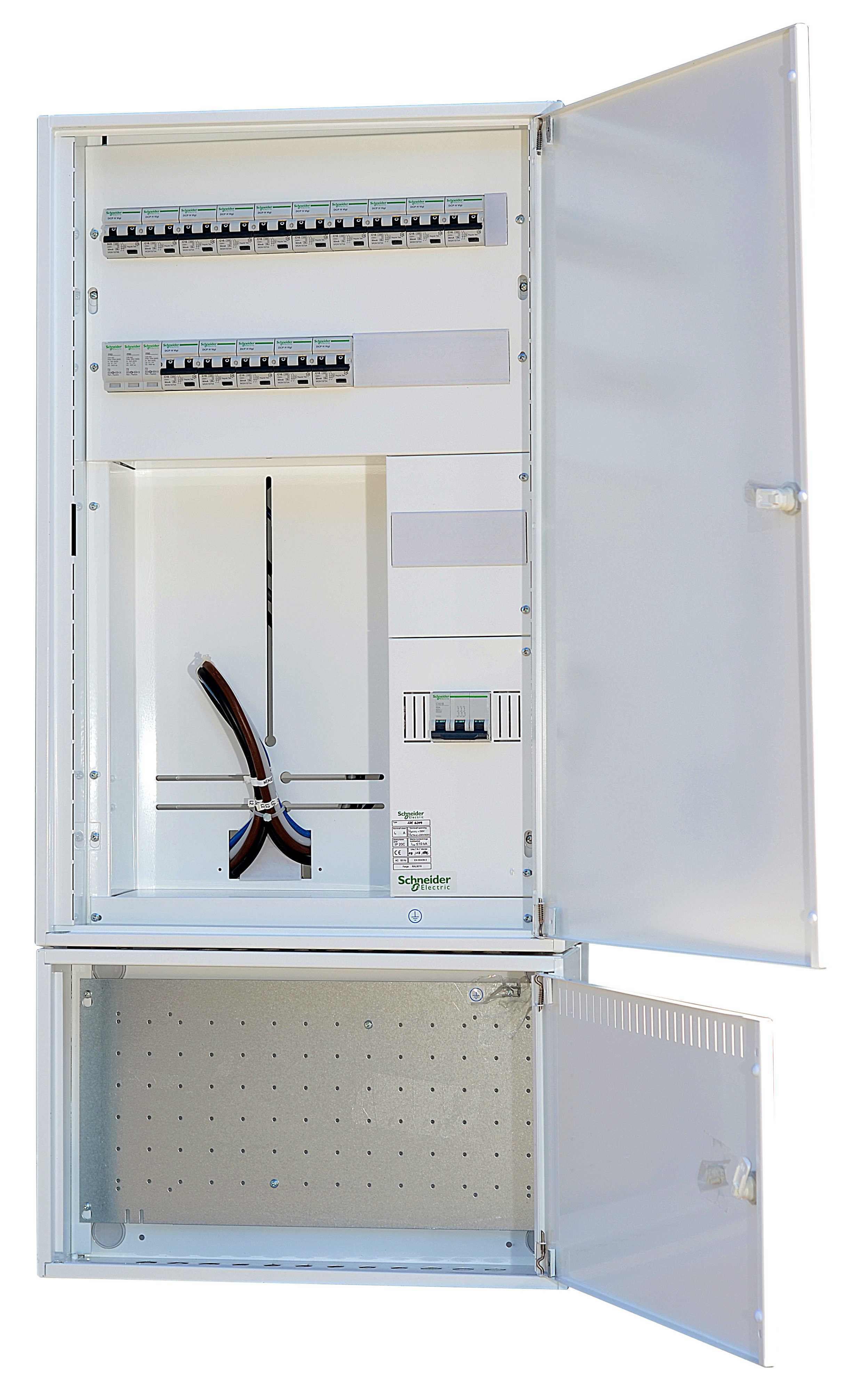 Schneider Electric - NOR15/2R-TNSV Sikr.skap TN 2-rader m/svakstr