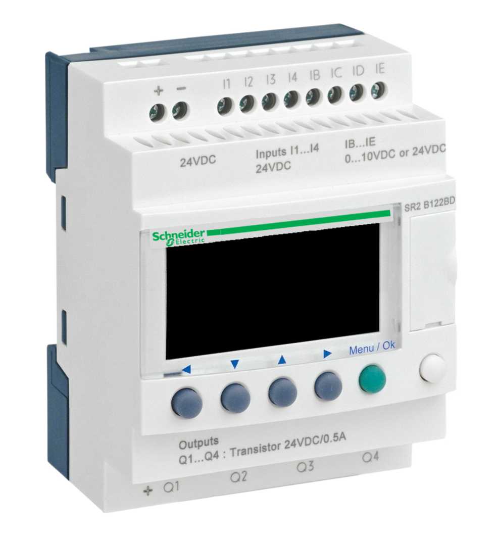 Schneider Electric - SR2B122BD Zelio 8/4 I/O trns m/ur 24VDC