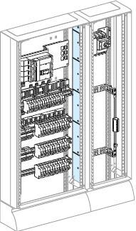 Schneider Electric - Vertikalt skille 36M, Prisma G