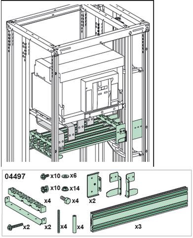Schneider Electric - Prefabr, Lin,Ev, HZ NW3200A 3P