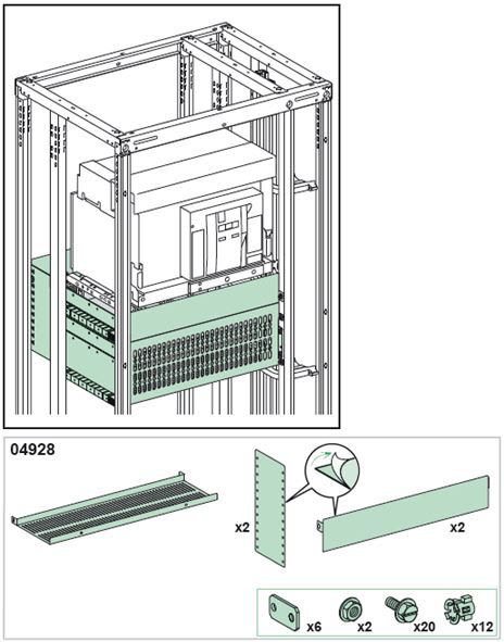 Schneider Electric - Avdek, for prefab, Tilk, >800A