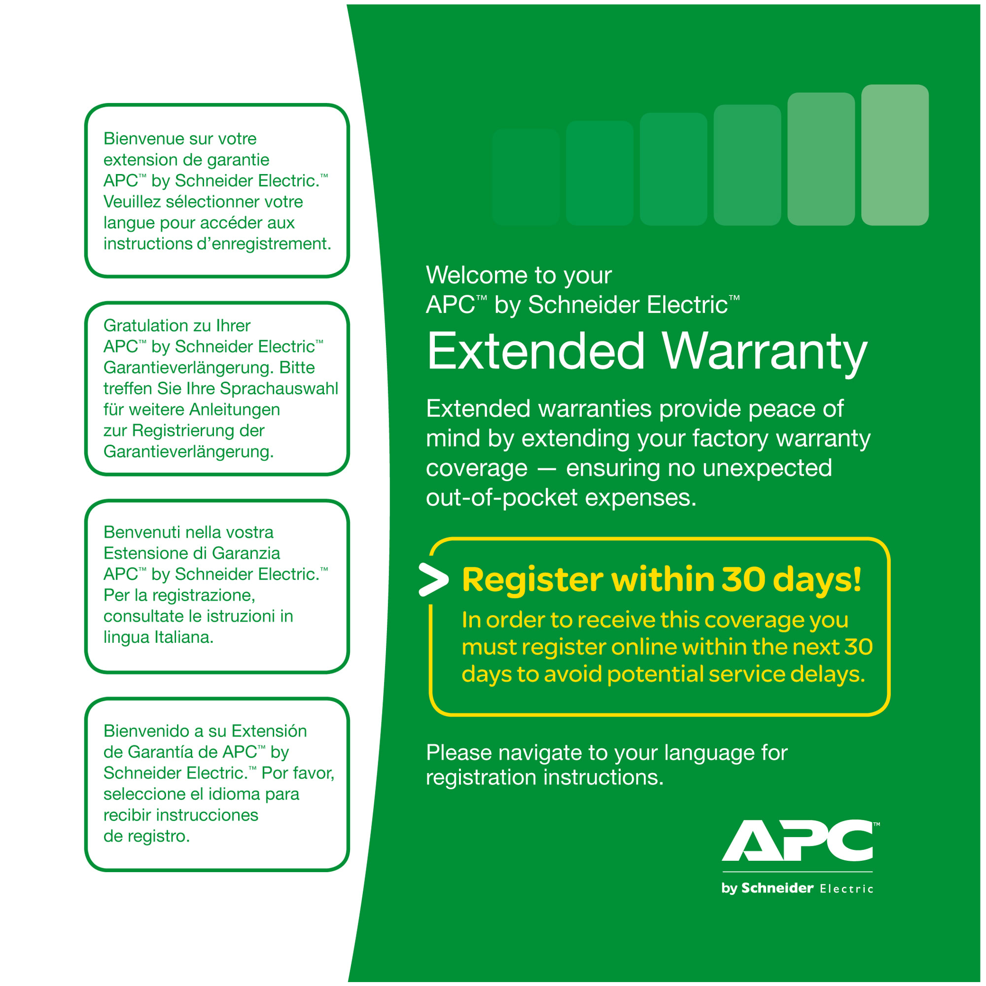 APC by Schneider Electric - WBEXTWAR1YR-SP-07 Garanti
