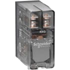 Schneider Electric - RXG pluggrelé med transparent deksel og 2 C/O kontakter på 5A og 24 VAC forsyning