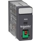 Schneider Electric - RXG pluggrelé med låsbar testknapp og 2 C/O kontakter på 5A og 24 VAC forsyning
