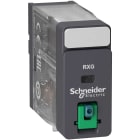 Schneider Electric - RXG pluggrelé med låsbar testknapp og 1 C/O kontakt på 10A og 12 VDC forsyning