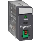 Schneider Electric - RXG pluggrelé med låsbar testknapp og innebygget LED og 2 C/O kontakter på 5A og 230 VAC forsyning