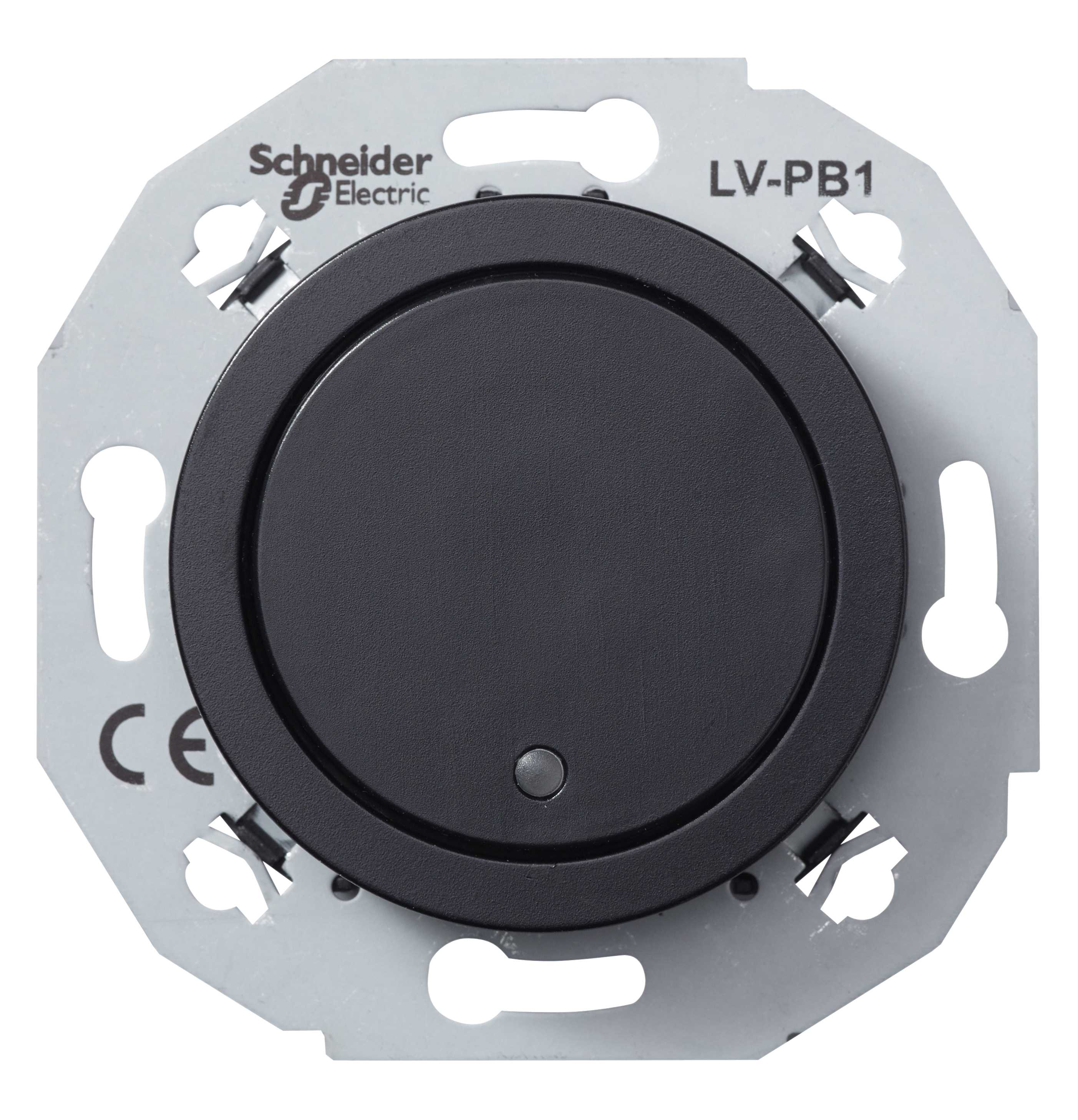 Schneider Electric - Renova SELV Trykknapp 1p sort
