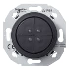 Schneider Electric - Renova SELV Trykknapp 4p sort