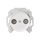 Schneider Electric - Renova R/TV Endeuttak S1T hvit