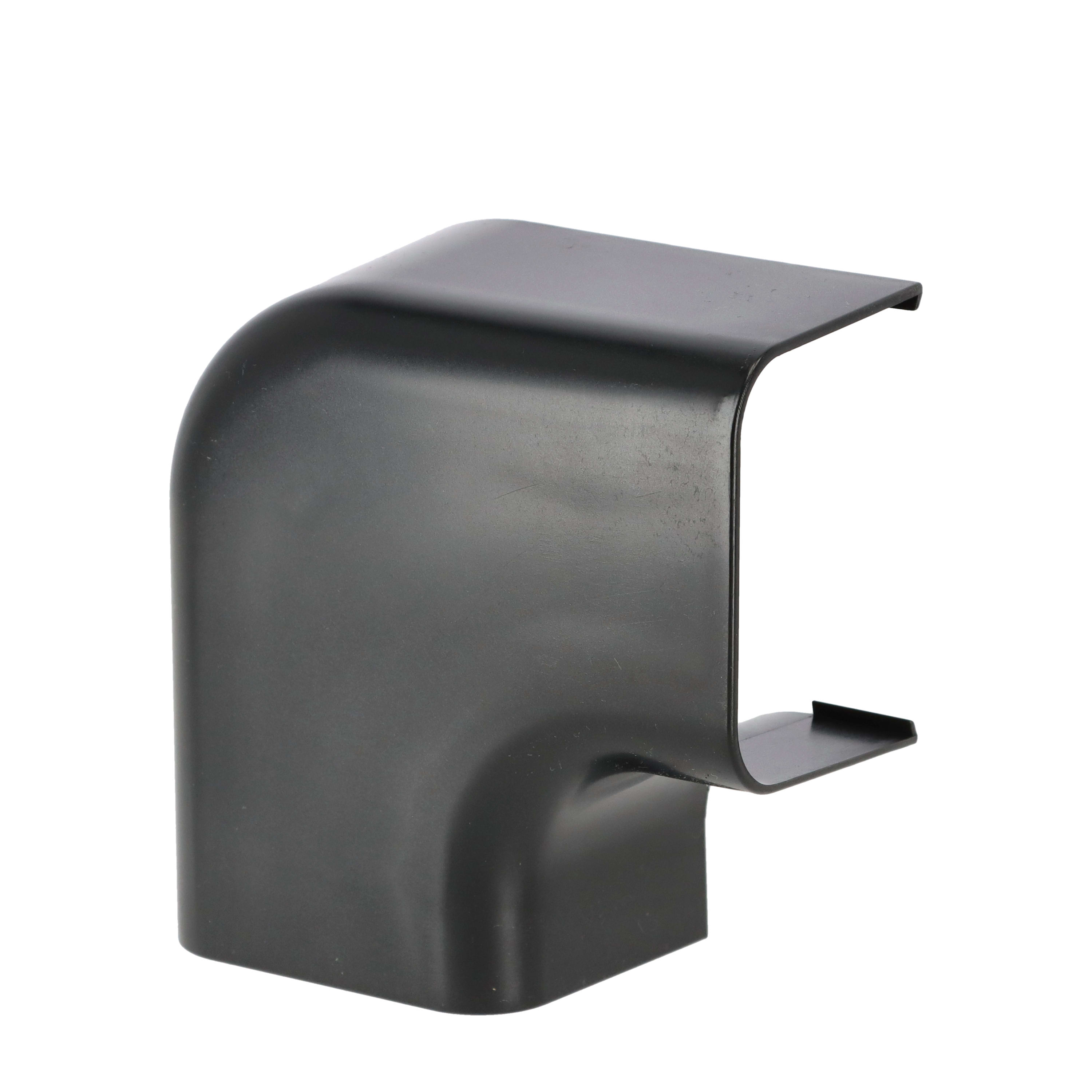 Grøntklima AS - Flatbend til kanal 80 x 60mm sort