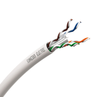 Schneider Electric - Actassi kabel U/UTP kat 6 LSOH 4p 305 m trommel, hvit, brannklasse D