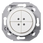 Schneider Electric - Renova SELV Trykknapp 4p hvit