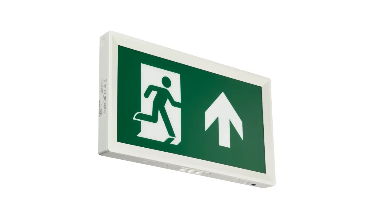 Signify - NØDLYS EM155C SLIM WL ExIT SIGN M3 ELP UP WH
