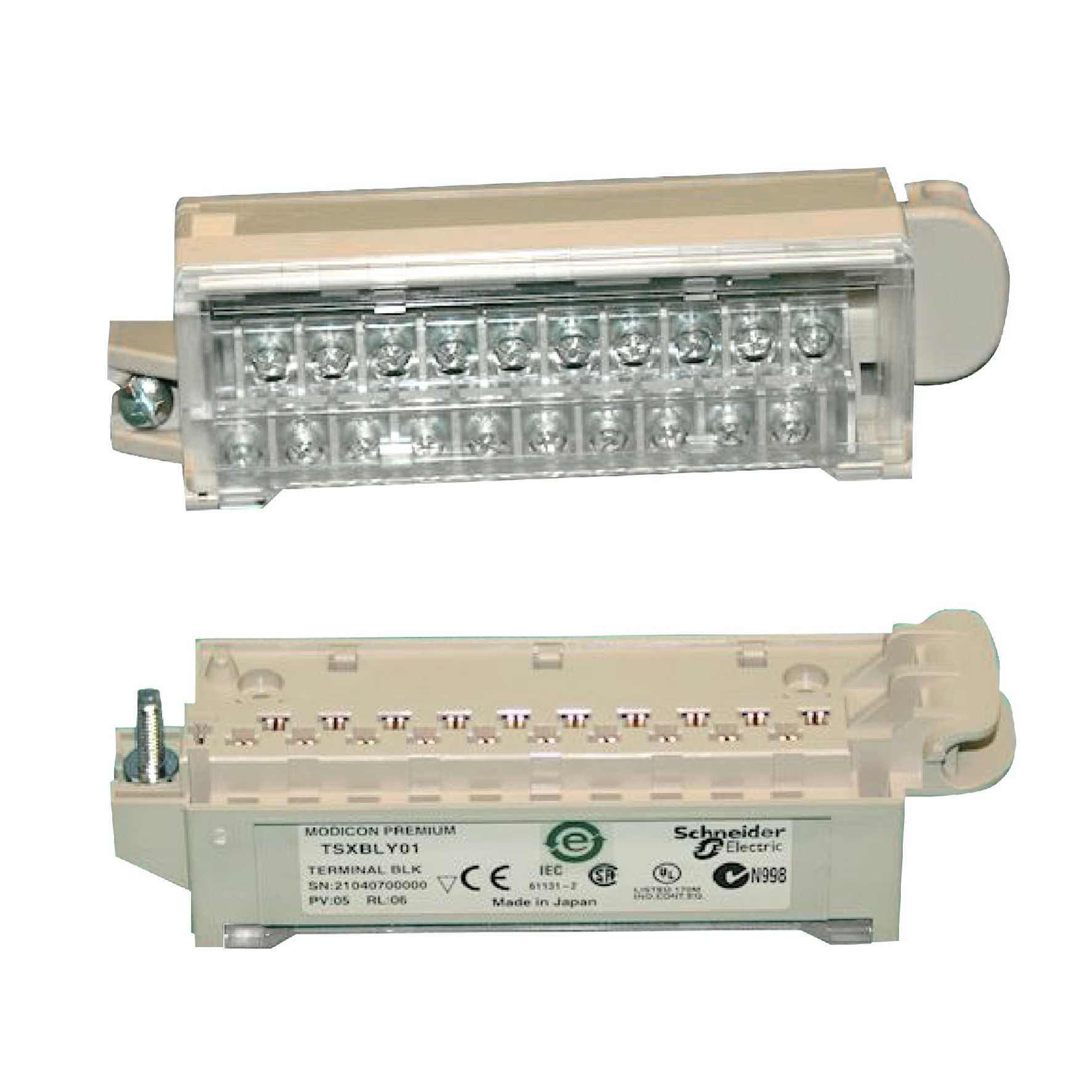 Schneider Electric - TSXBLY01 Skrutilkoblingsblokk, Premium