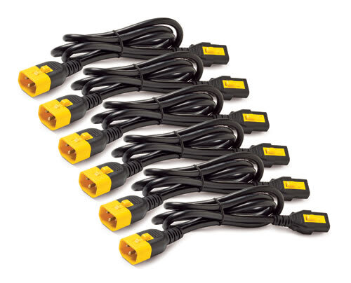 APC by Schneider Electric - Power Cord Kit (6 ea), Locking