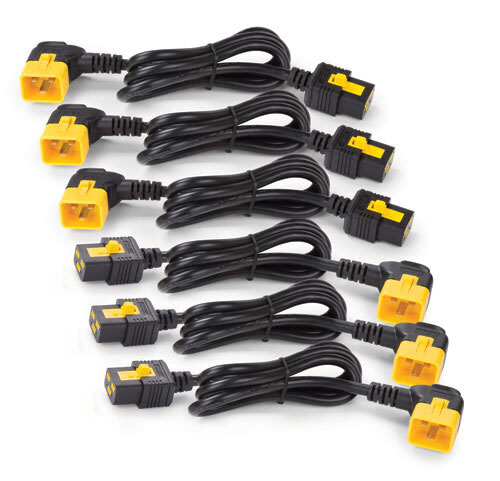 APC by Schneider Electric - Power Cord Kit (6 ea), Locking