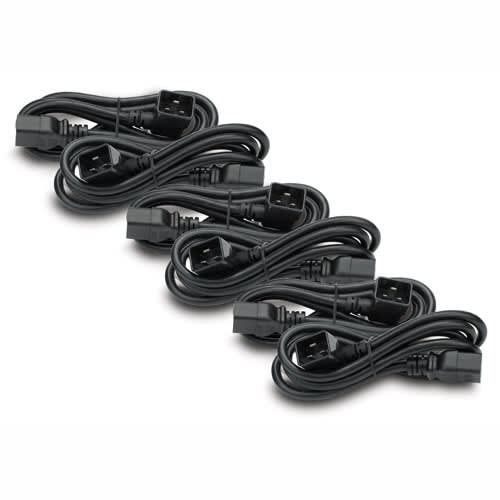APC by Schneider Electric - Power Cord Kit (6 ea), C19 to 
