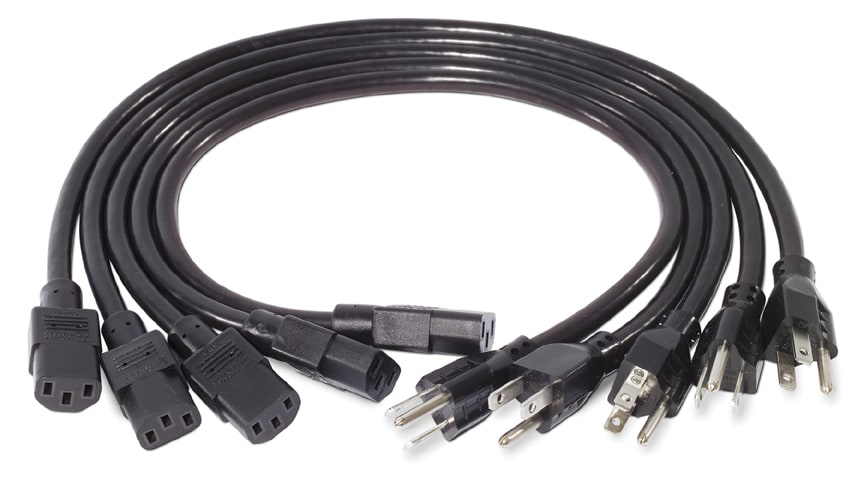 APC by Schneider Electric - Power Cord Kit (5 ea), C13 to 