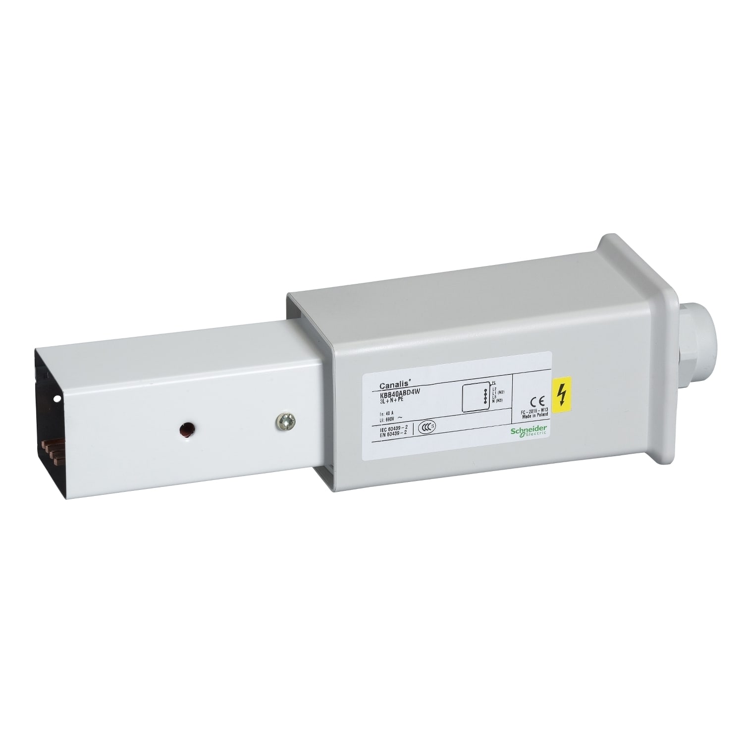 Schneider Electric - ENDETILFØRSEL 40A H 3L+N TW