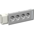 Schneider Electric - CYB 2xslaveuttak m/plint/merk