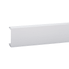 Schneider Electric - OptiLine 45 - Front cover - PVC- hvit - 45mm - for alle Optiline 45 kanaler - 2m