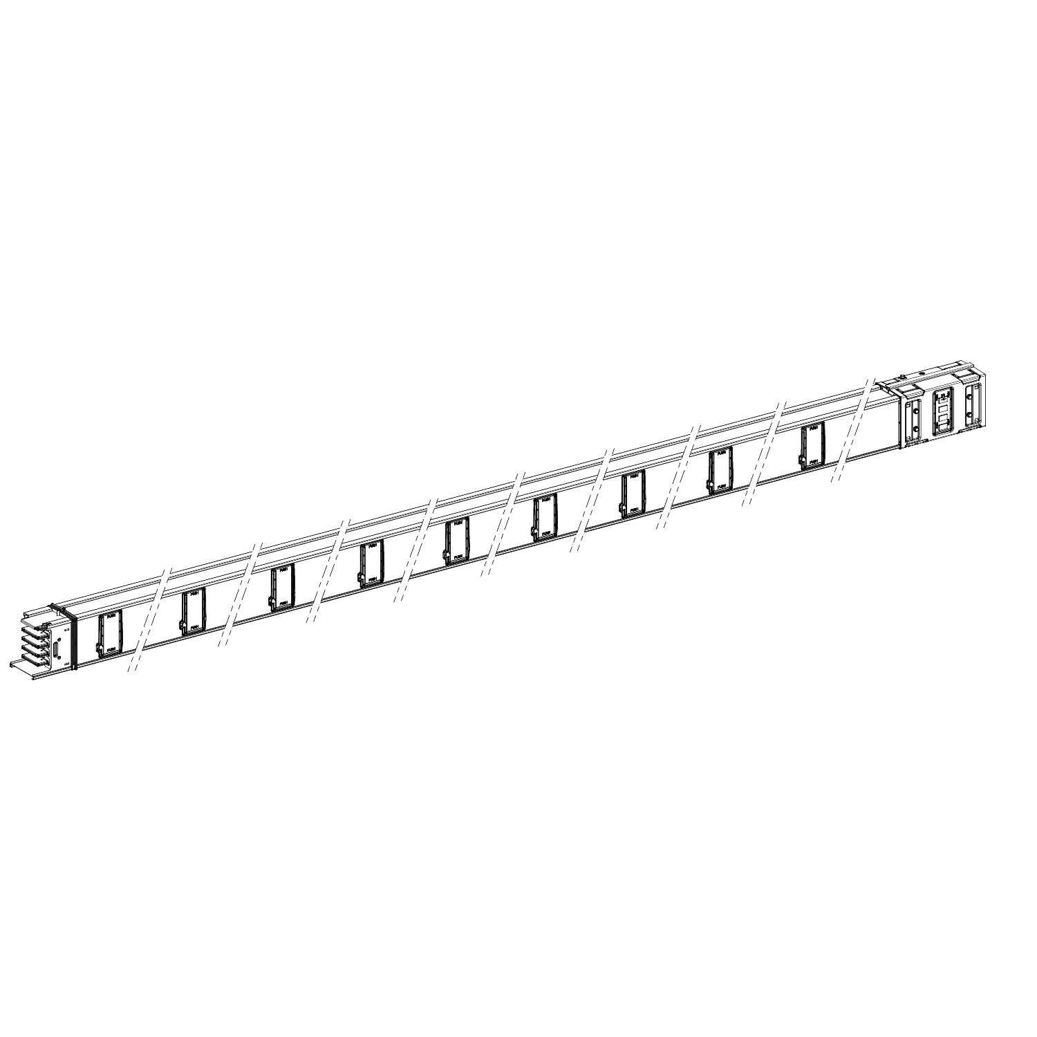Schneider Electric - SKINNE 500A 5M 18 UTTAK