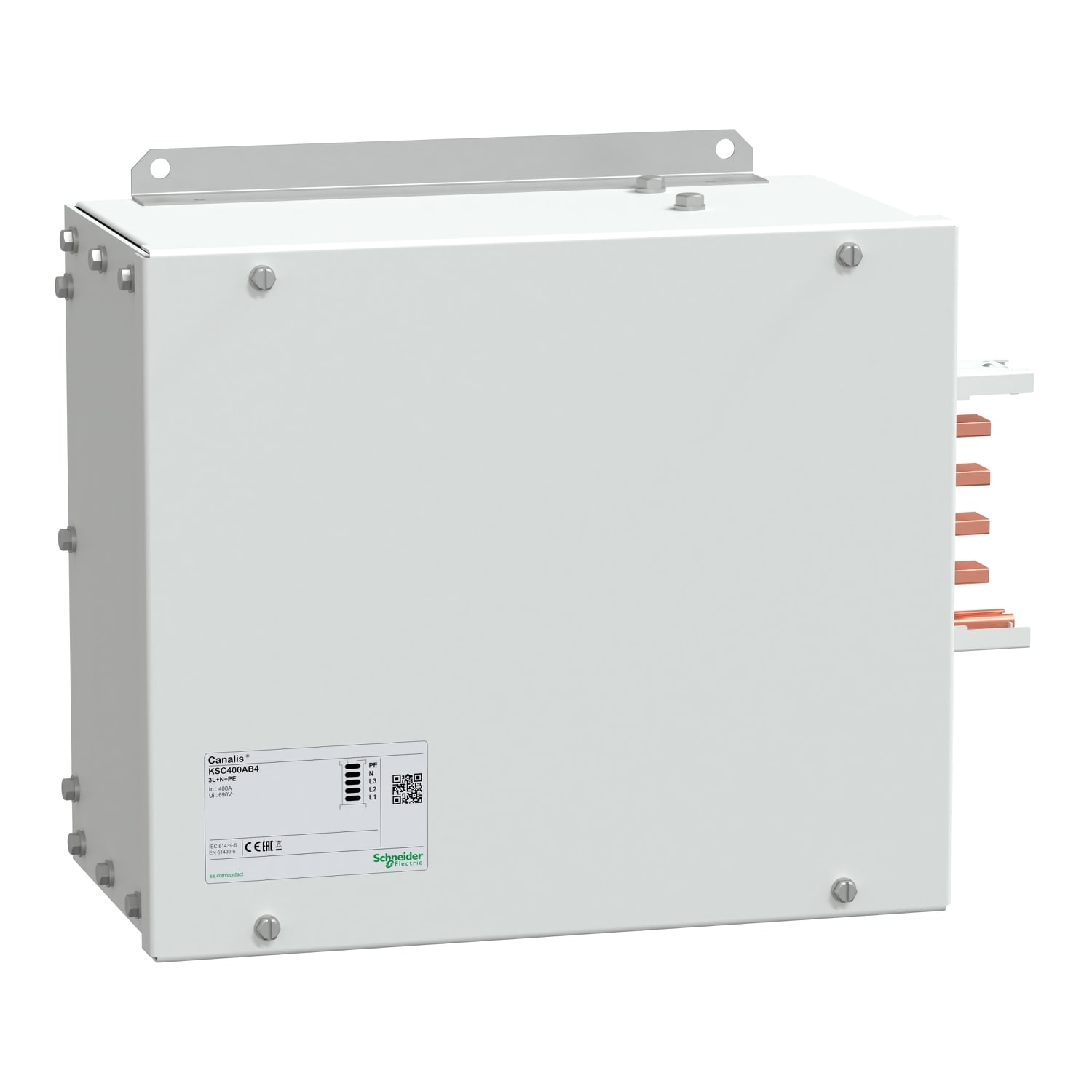 Schneider Electric - ENDETILFØRSEL H/V 400A